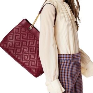 Tory Burch Triple Compartment Fleming Tote